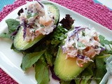 Crab Salad Stuffed Avocados