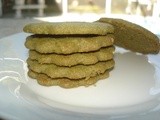 Matcha (Green tea) Shortbread Cookies