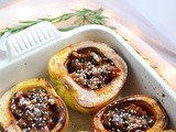 A Very Veggie Christmas: Sesame Stuffed Squash | Vegan Recipe