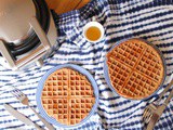 Apple Cinnamon Wholemeal Waffles | Vegan
