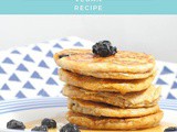 Blueberry Coconut Flour Pancakes | Vegan, Gluten-free