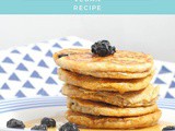 Blueberry Coconut Flour Pancakes | Vegan, Gluten-free