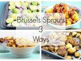 Brussels Sprouts 3 Ways: Pan-fried Brussels Sprouts with Tofu Bacon | Vegan, gf