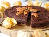 Vegan Chocolate Torte with Pecan Crust