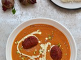 Beetroot koftas in avocado gravy | Vegan and healthy Kofta curry