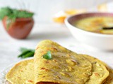 Besan Masala Roti – Spicy Gram flour flat bread