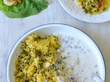 Methi ki Tehri | u.p. style spicy pulao w/ greens