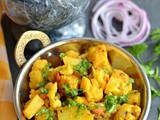 Punjabi Alu Gobhi recipe | Cauliflower vegan side dish