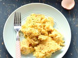 Scrambled eggs with cottage cheese | Easy breakfast recipes