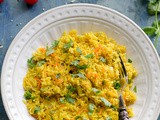 Zucchini carrot turmeric pilaf rice | Under 30 minutes + Vegan + gf