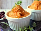 Αρωματικός πουρές γλυκοπατάτας-Aromatic sweet potato puree