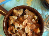 Banana bread pudding