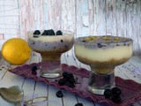 Νηστίσιμο cheesecake με μύρτιλλα κ λεμόνι-Vegan lemon blueberry cheesecake