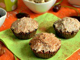 Flourless and sugarless carrot muffins