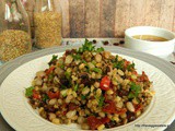 Legume wheat salad