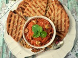 Μουχαμάρα (ντιπ με πιπεριές κ καρύδι) – Muhammara (Pepper walnut dip)