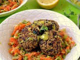 Κεφτεδάκια με κινόα κ πορτσίνι-Porcini quinoa balls