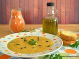 Red lentil soup