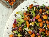 Πικάντικη σαλάτα με ψητή κολοκύθα κ φακές – Spicy roasted butternut squash lentil salad