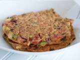 Savory Chickpea Veggie Pancakes Recipe + Lots of Tips | Nutritarian, Vegan, Gluten-Free