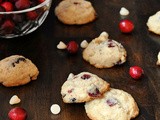 Autumn Cranberry-White Chocolate Cookies