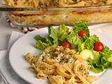 Baked Fettuccine Alfredo