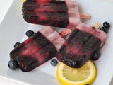 Blueberry Lemon Popsicles