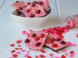 Chocolate Cherry Valentines Day Bark