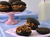 Dark Chocolate Peanut Butter Whoopie Pies