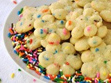 Funfetti Almond Spritz Cookies