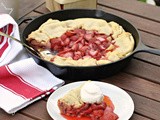 Grilled Skillet Strawberry Pie