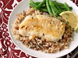 Lemon & Thyme Pan-Seared Cod with Multi-Grain Rice