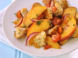 Peach & Tomato Panzanella