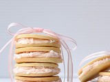 Pink Grapefruit Sandwich Cookies