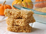 Pumpkin Spice Rice Krispie Treats