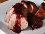 Roast Pork Tenderloin with Plum Barbecue Sauce