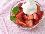 Strawberries in Meyer Lemon Syrup