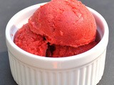 Strawberry Lemon Sorbet