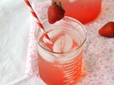 Strawberry Rhubarb Italian Soda