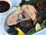 Sweet Tea Glazed Pork with a Blackberry Sweet Tea Sauce