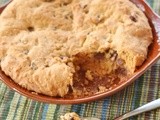 Coconut Peanut Butter Stuffed Deep Dish Chocolate Chip Cookies [Secret Recipe Club]