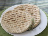 Grilled Herbed Flatbread [Secret Recipe Club]