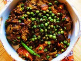 Charred Peas and Eggplant Bharta