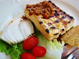 Grilled tofu with spicy barbecue sauce