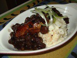 Sausages and Balsamic Grapes with Mash