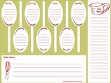 Printable Weekly Menu Planner Giveaway