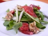 Blood orange, fennel and walnut salad