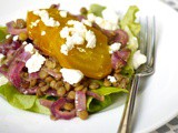 Fall Salad – Yellow Beet and Goat Cheese Salad