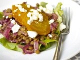 Fall Salad – Yellow Beet and Goat Cheese Salad