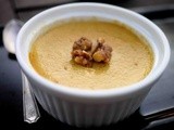 Pumpkin Pots de Crème with Candied Walnuts